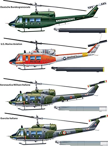 Italeri 510002692 – 1: 48 AB 212/UH 1 N Helicopter