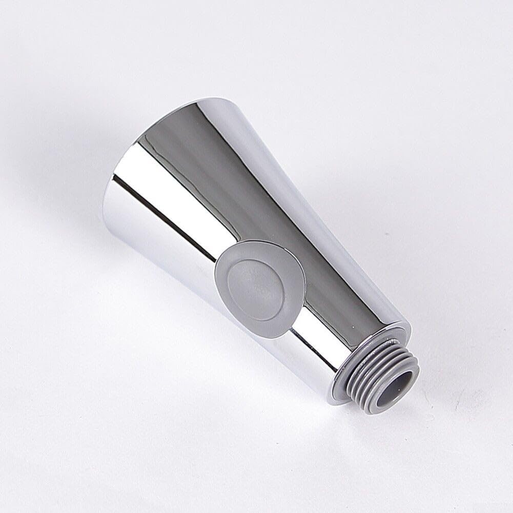 Soffione doccia di ricambio per rubinetto estraibile G12, in plastica di lunga durata, flusso d'acqua regolabile (galvanizzazione)