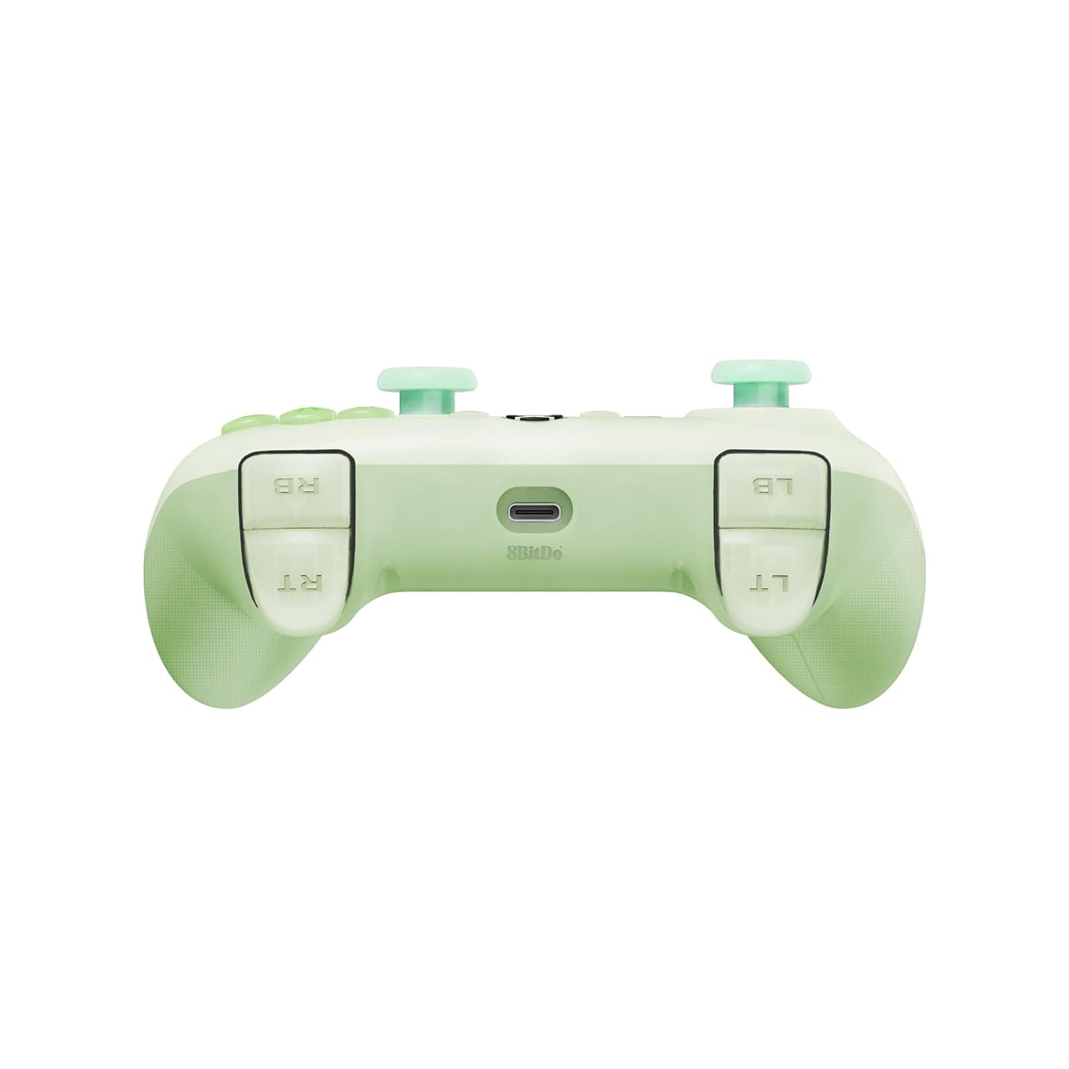 8BitDo Ultimate Mini Wired Controller for Xbox with RGB Lighting Fire Ring, Hall Effect Joysticks and Triggers, for Xbox Series X|S, Xbox One, Windows 10/11 - Officially Licensed (Translucent Green) - Image 3