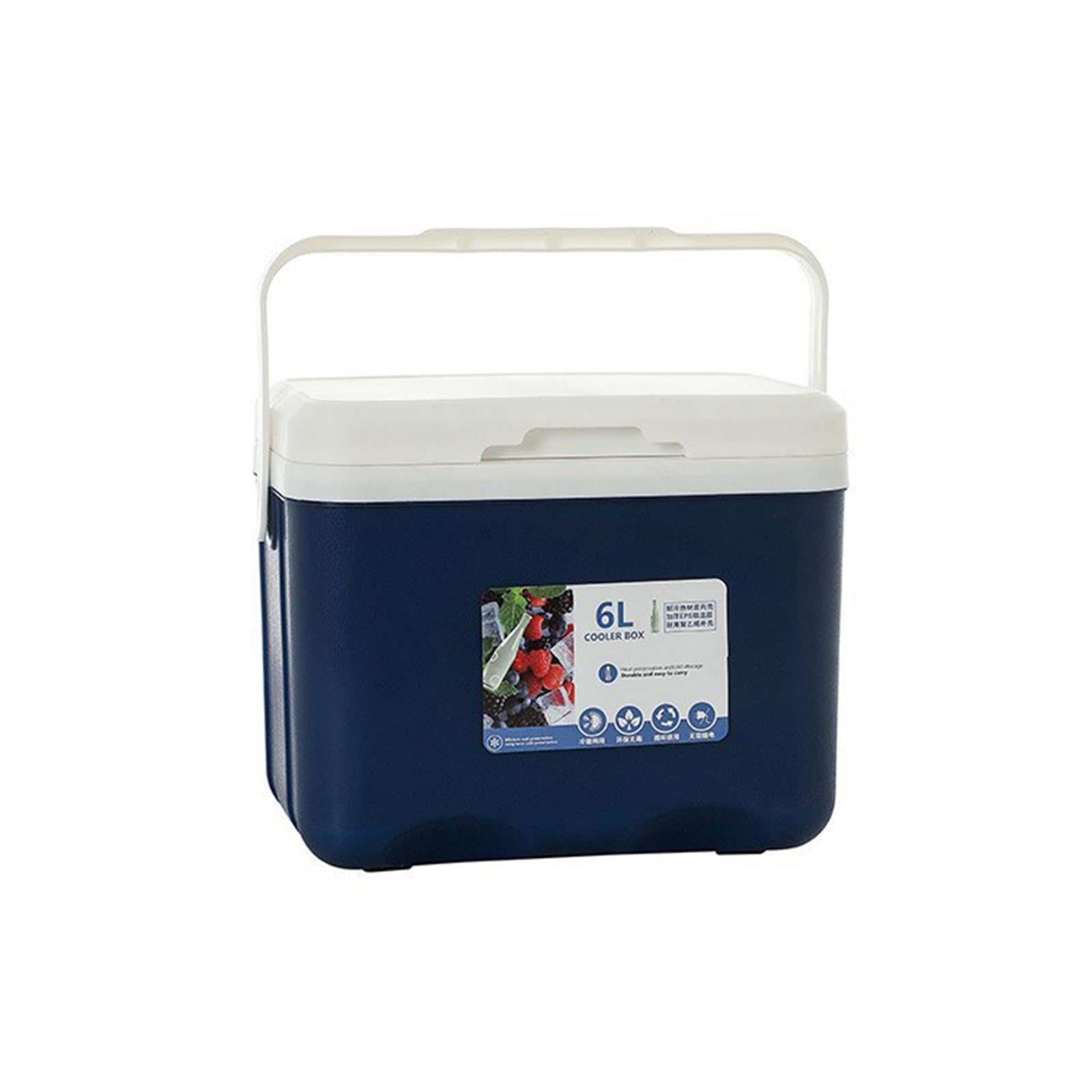 Borsa refrigerante per esterni con scomparto isolato, display della temperatura, custodia isolata, perfetta per picnic, escursionismo, contenitore per alimenti
