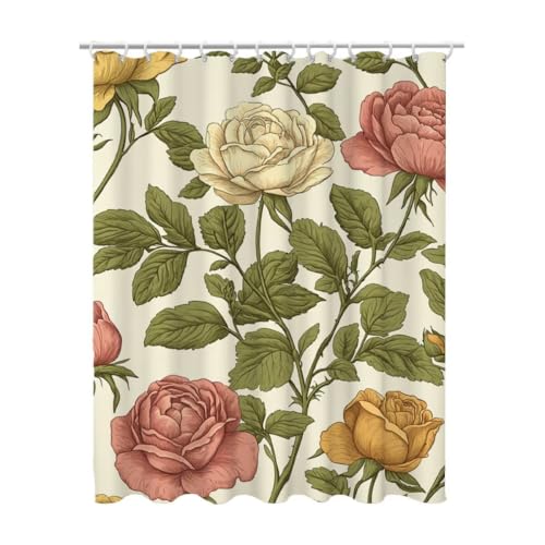 Rideau de douche 120x200 lavable en tissu polyester imperméable
