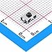 20 Pcs Tact Switch TVBF25-026CB-R SMD,5.9x4mm Type I Normally Open/Flat Foot/2.6H/250gf/All Black/Tape