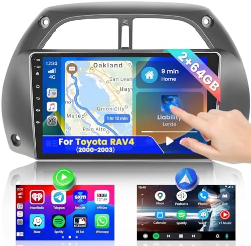 Autoradio Android 15 9" Pour Peugeot 307 2002-2013 - CarPlay/Android Auto Sans Fil, 4G+64G, GPS, Caméra De Recul