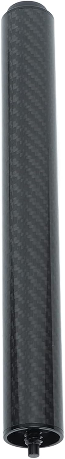 Billiard Cue Extension, Carbon Fiber Practical Pool Cue Extension with Bumper for Billiard Practice