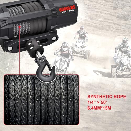 WINCH ELÉCTRICO OPENROAD 6000 LBS CON CONTROL REMOTO miniatura 4