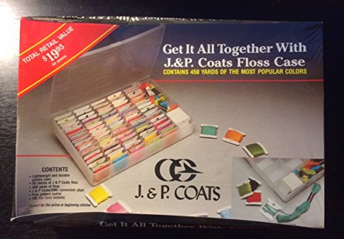 50 skeins of J P Coats Floss Box