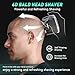 Head Shavers for Bald Men - kensen 6D Cordless Bald Head Shavers for Men, Body Shaver for Mens for Bald Heads and Face IPX6 Waterproof Wet/Dry Use LED Display Balding Clippers Heads Razor Mens Gift