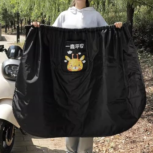 Protège-jambes imperméable en polaire vélotaf protection froid trajet A - 5