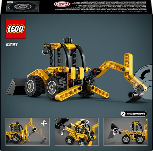 Technic Scavatrice a Cucchiaia Rovescia, Giochi con Costruzioni per Bambini e Bambine da 7 Anni, Giocattolo Educativo con Escavatore Posteriore, Pala e Stabilizzatori, Veicolo da Cantiere 42197 - Lego - Immagine 11