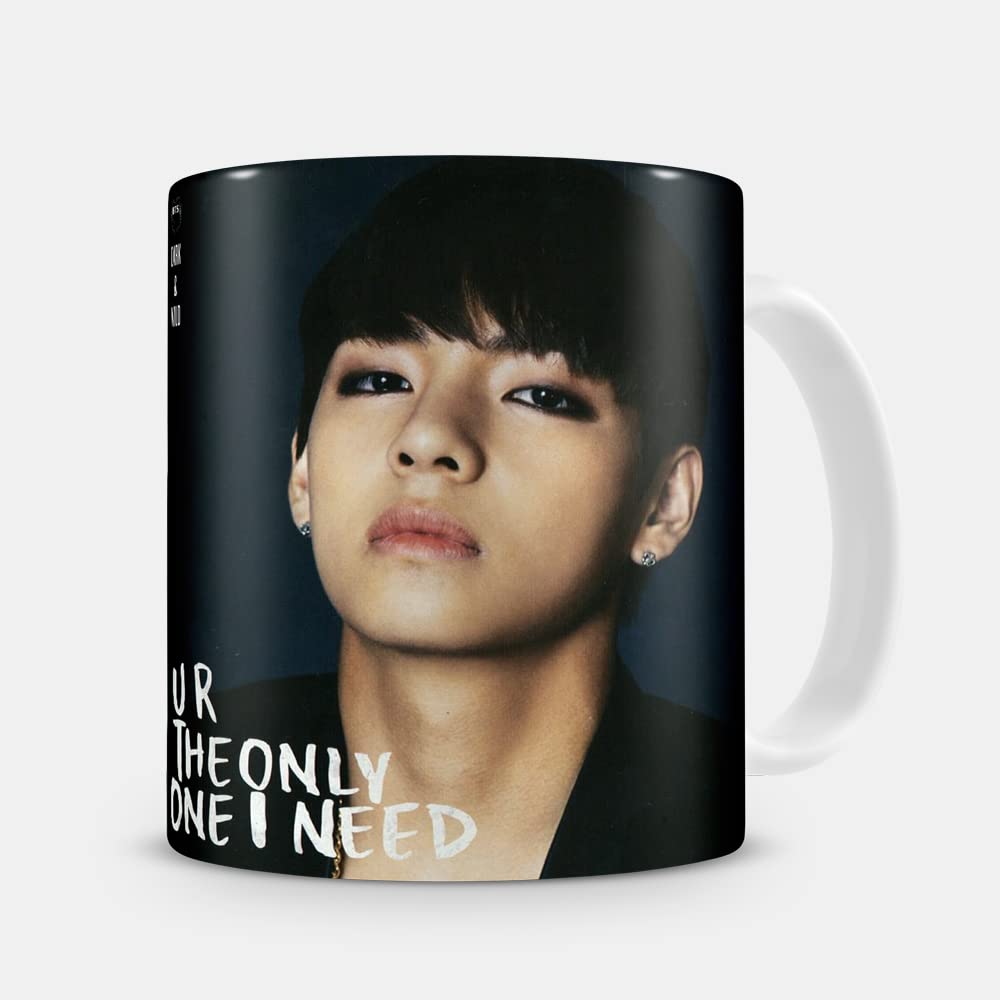 Misaavi Music Sensation Bee Tee SSS Best bitis Chimmy Mug Purp Art Mug Victory Faces Pops Stars SONYEONDAN-RR-Jin Suga J-Hope RM Jimin V Jungkook Singers Ke pop Funny Birthday 11oz Ceramic Gift Mug.