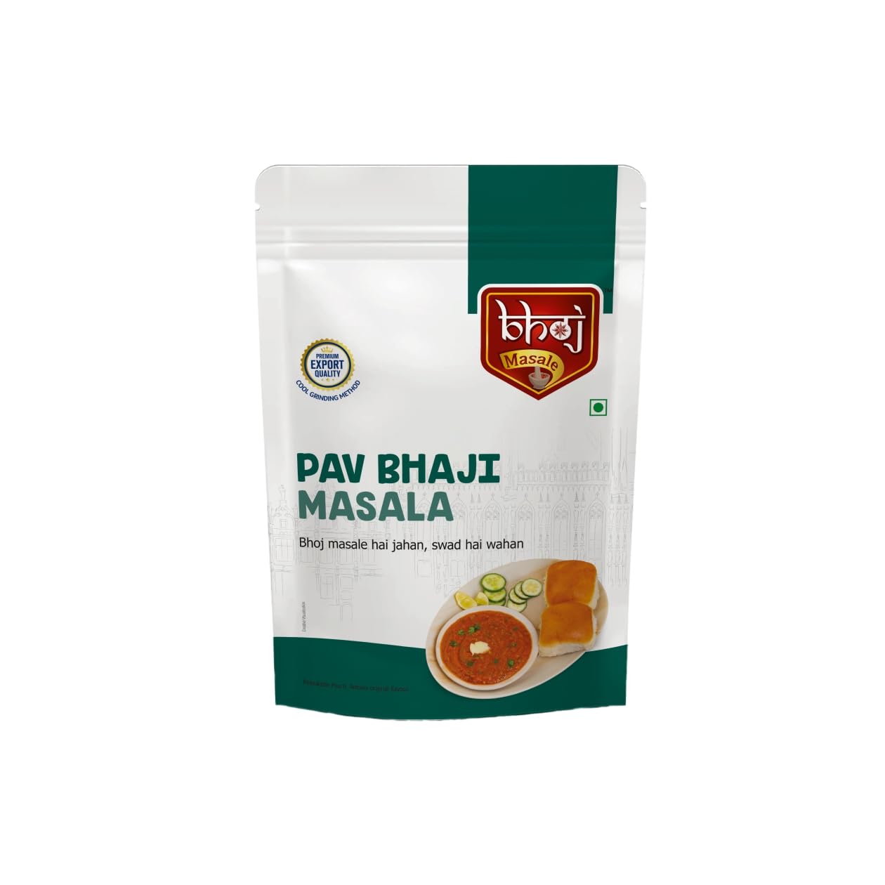 Bhoj Masale Pav Bhaji Masala Powder 200GM | Delicious & Aromatic Pav Bhaji | Premium Spices Blend | Zero Additives & Preservatives. No Colour, No Preservatives, No Onion & No Garlic (Jain Masala) (B0CM6K3M3V) Amazon Price History, Amazon Price Tracker