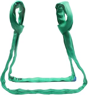 JTRHD Eslinga De Elevación WLL 2 toneladas de poliéster Doble con una Longitud de 1-10mtr en la Lista de Honda Verde Resistente Al Desgaste (Color : Verde, Size : 8m)