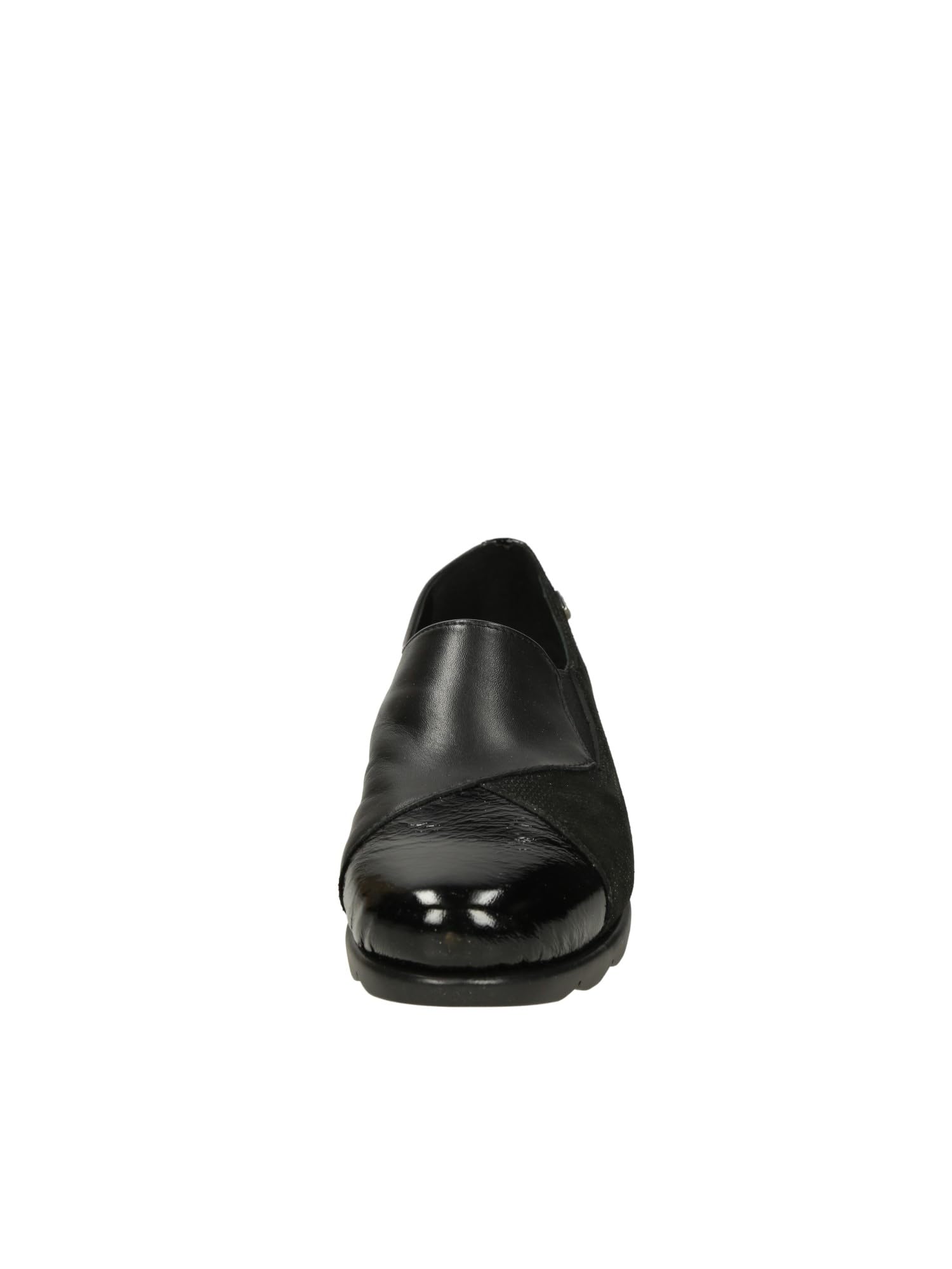 Valleverde VS10304 Mocassini Casual Donna Camoscio Pelle Visone Tacco Zeppa 4Cm Suola Gomma