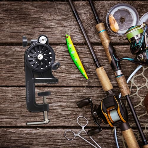 Máquina de carrete de pesca ajustable con función de desenrollado 3