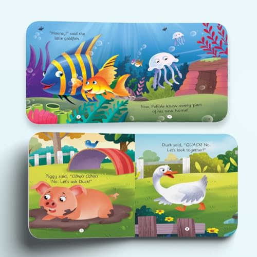 Image of Story Books for Kids - Baby Animal Stories (Set of 4 Books) (Illustrated) - Board Book - Bedtime Stories - Age 2+ Years - Read Aloud to Infants, Toddlers