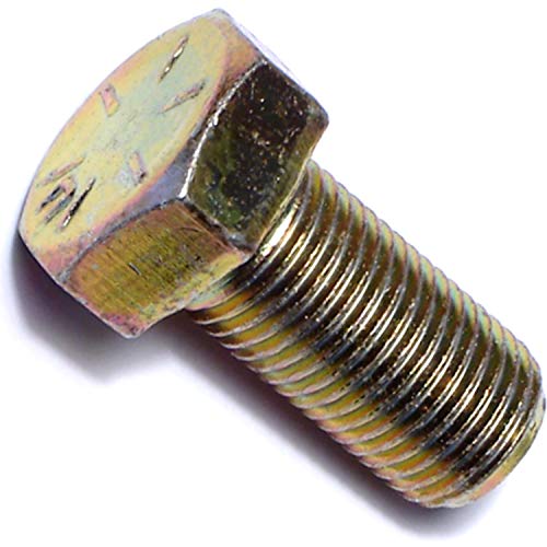 Image of Hard-to-Find Fastener 014973253745 Grade 8 Fine Hex Cap Screws, 1 /2-20 x 1, Piece-4 , yellow