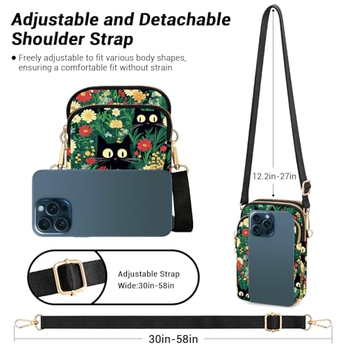 Image of YINHEXI Small Crossbody Bags for Women, Mini Cell Phone Wallet Purse, Shoulder Bag for Women and Men