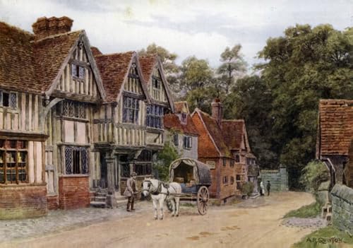 Art Mural Graffiti Chiddingstone Alfred Robert Quinton Poster Grand Format pour Salon Moderne