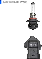 Vista 6 de Spec-D Tuning Luces antiniebla de conducción transparentes + bombillas + interruptor compatible con Ford F250 F350 F450 F550 Super Duty L+R Pair