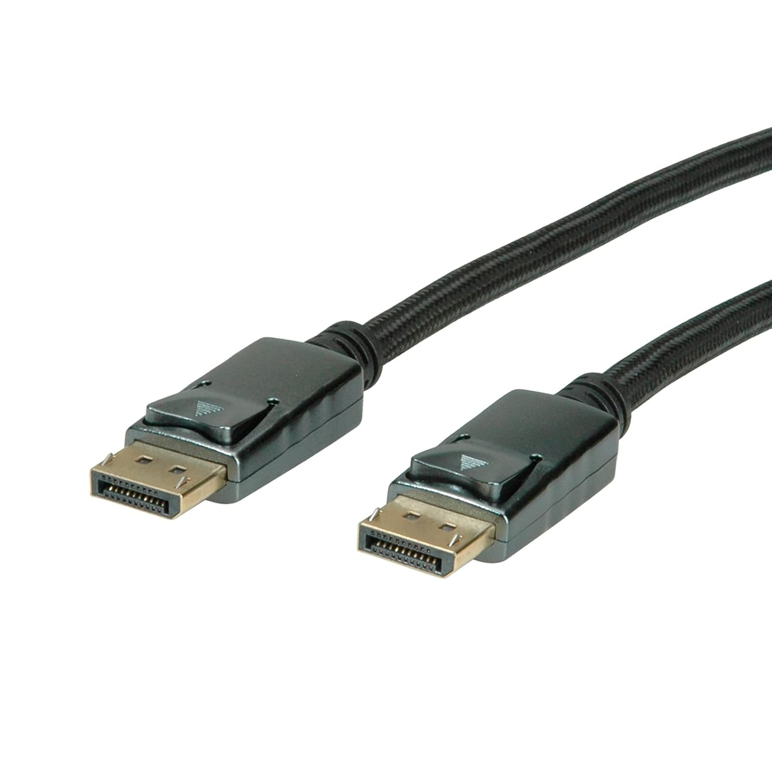 Roline HQ DisplayPort Cable, DP - DP, v1.2, M/M, Silver/Black, W128947408 (DP, v1.2, M/M, Silver/Black, 3m)