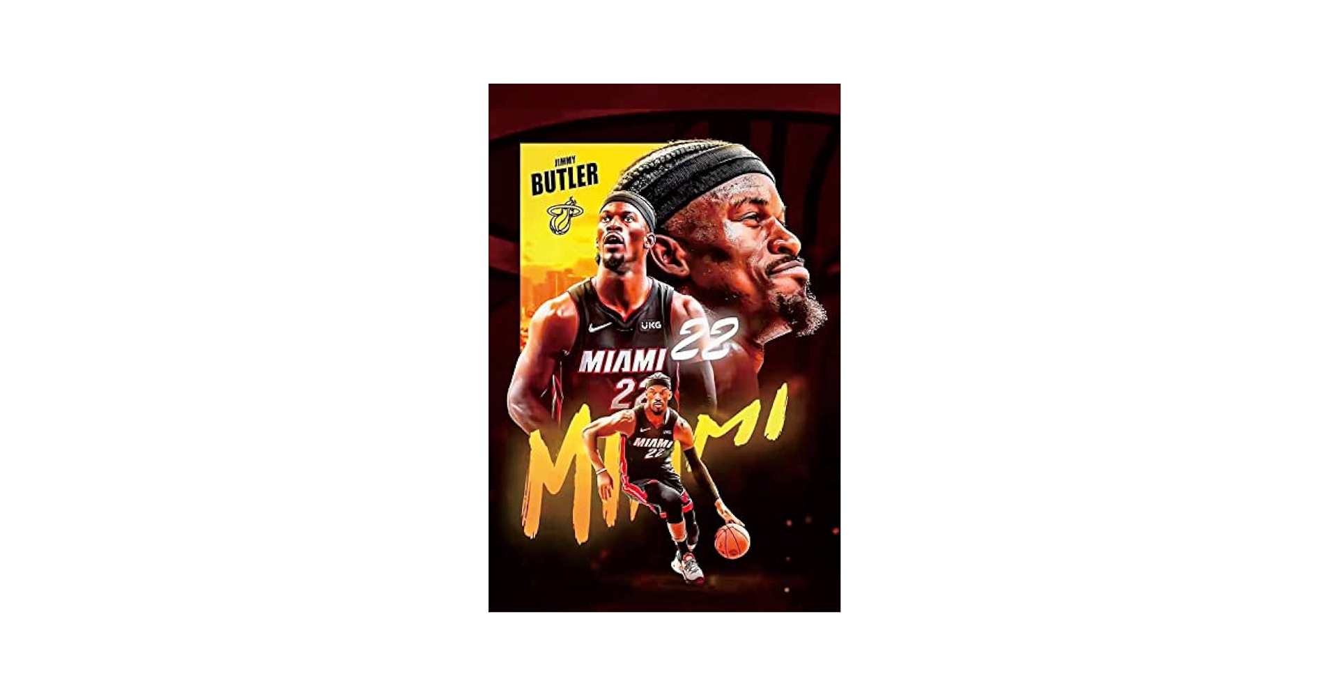 Amazon.co.jp: SEOLLX Jimmy Butler 壁ポスター スポーツアート