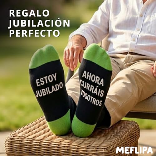 Miniatura 8 de Regalos Jubilacion Hombre Mujer Calcetines Divertidos Jubilado Originales