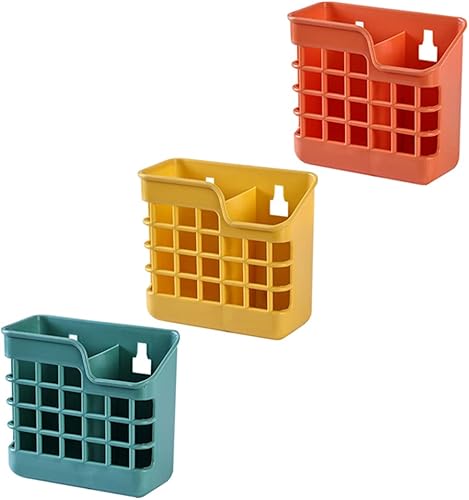 PAREKS Cucharas Cubertería Organizador de cubiertos de plástico Organizador de cubiertos Organizador de cesta de almacenamiento de cubiertos