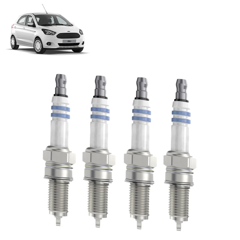 Kit 4 candele TR5 compatibile con Ford ka+ iii 1.2 Benzina 2016-2018