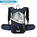 Hydration Pack Hiking Water Backpack - Miracol Insulated Water Bag with 2L Bladder Navy Blue