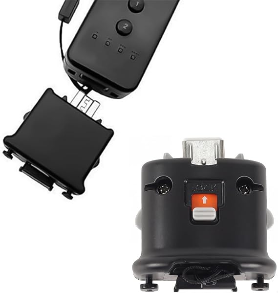 Alide Motion Plus Adapter Accelerator Grip Sensor External Adapter for Remote Control (Black)