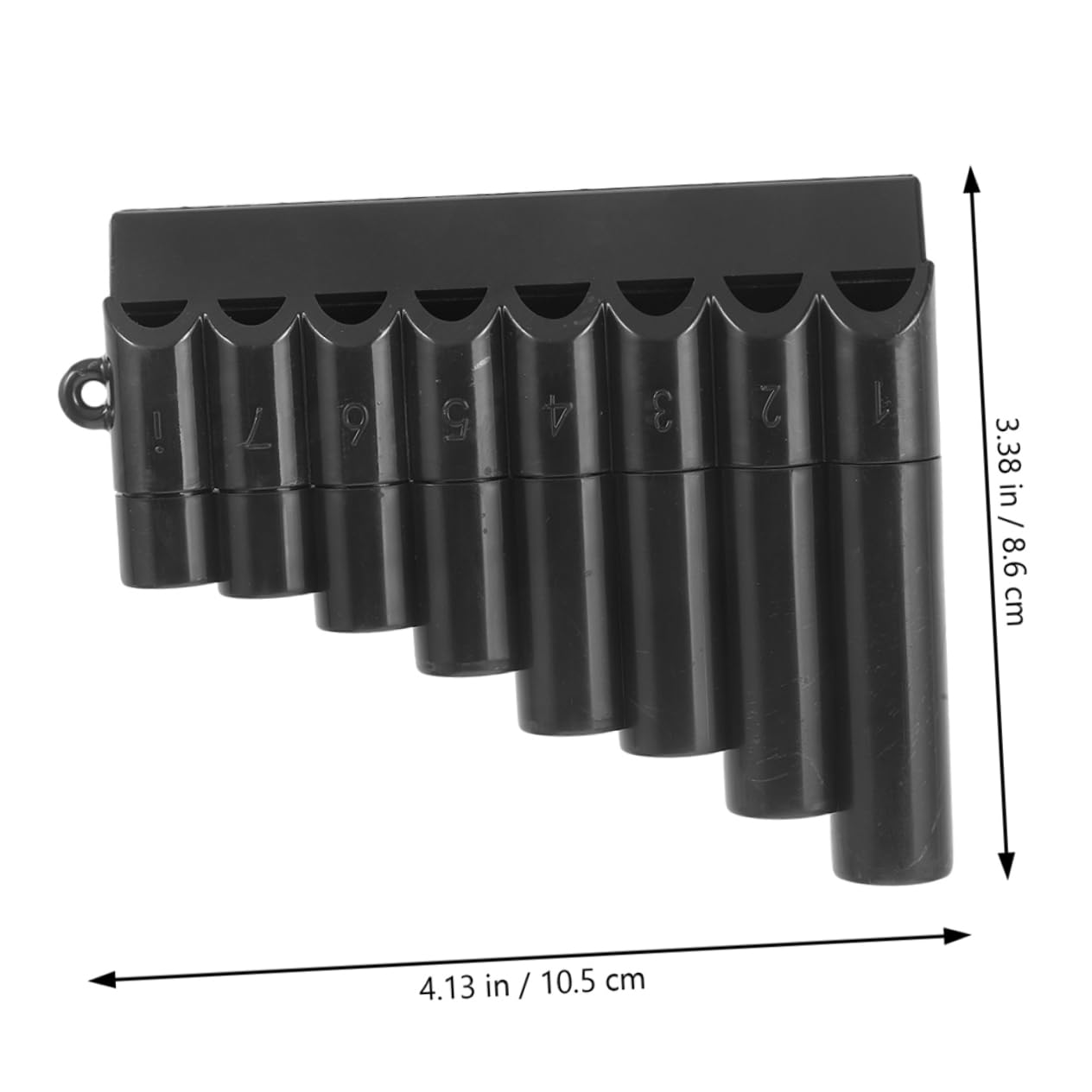 ibasenice Pan Flute for Beginners 8 Hole Pan Flute Toy for Children Musical Instrument for School and Home
