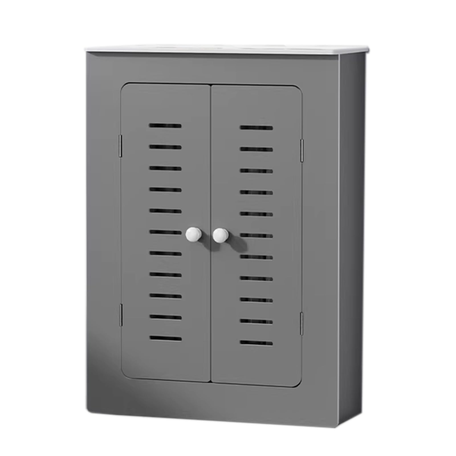 Copri Termosifone Moderno Grigio Materiale In PVC Cassetta Di Copertura Per Collettore Di Riscaldamento A Pavimento Non Necessita Di Foratura Struttura A Torcia E Tenone Per Casa E Ufficio(50x20x70cm)