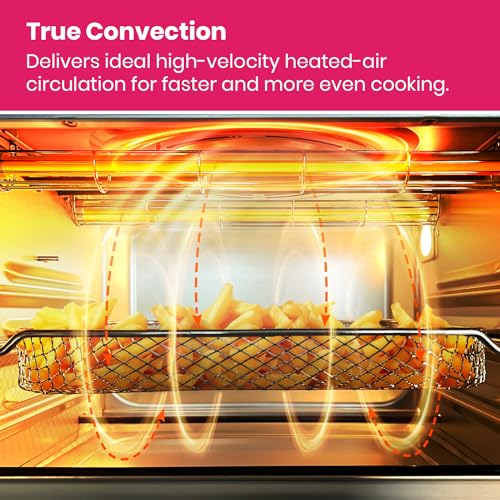 Limited-Edition-Happy-Pink-Infrared-Heating-Air-Fryer-Toaster-Oven-Extra-Large-Countertop-Convection-Oven-10-in-1-Combo-6-Slice-Toast-Enamel-Baking-Pan-Easy-Clean-with-Recipe-Book Limited Edition Happy Pink Infrared Heating Air Fryer Toaster Oven Extra Large Countertop Convection Oven 10 in 1 Combo 6 Slice Toast Enamel Baking Pan Easy Clean with Recipe Book