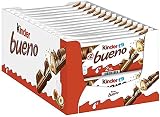 Kinder Bueno Twin Bar Chocolate Case of 10 x 3 Multipacks