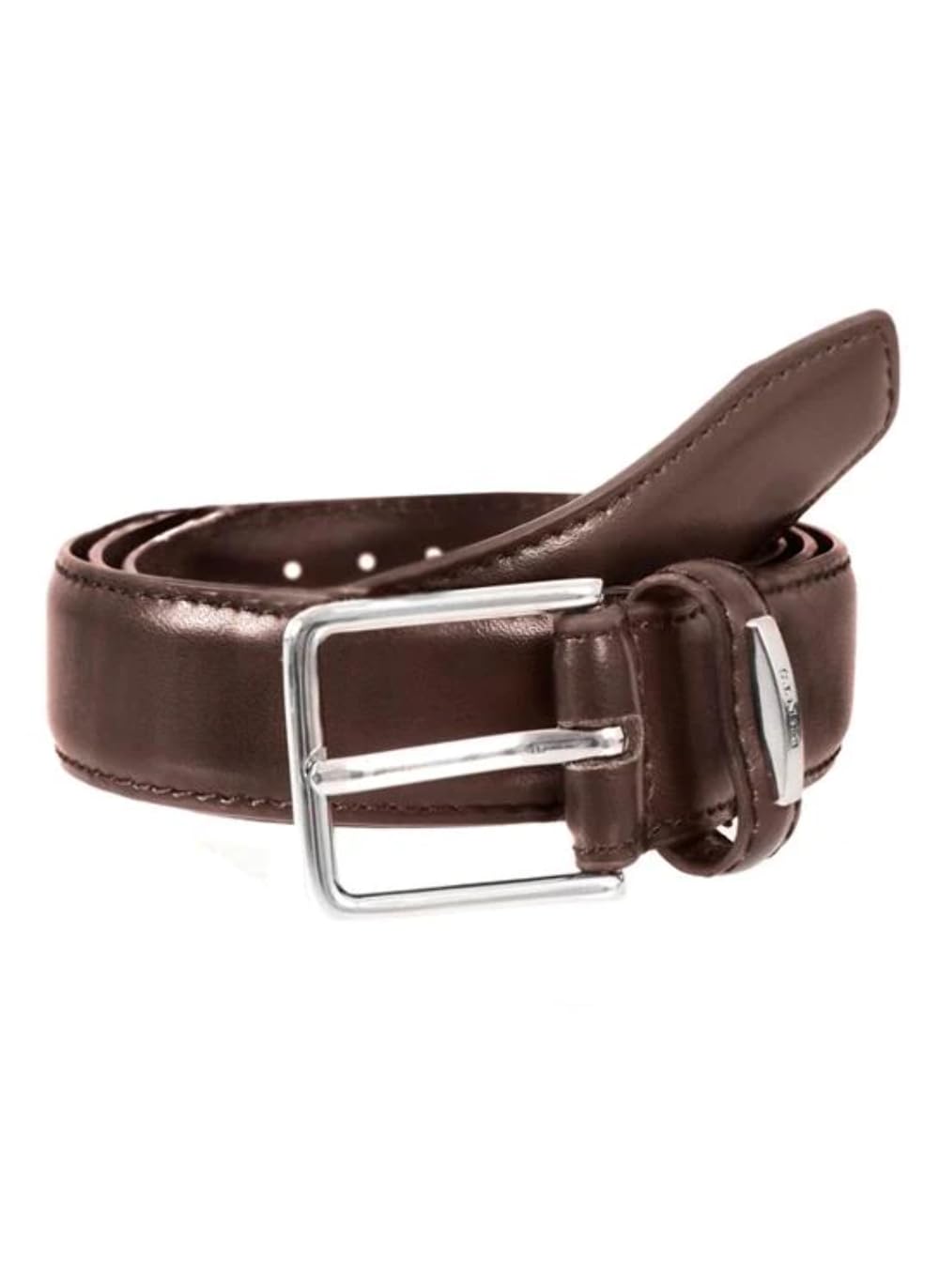 Dents Men’s Plain Leather Belt BROWN XL