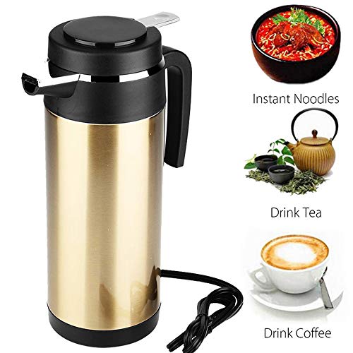 Tetera eléctrica 1200 ml acero inoxidable 12V para auto miniatura 4