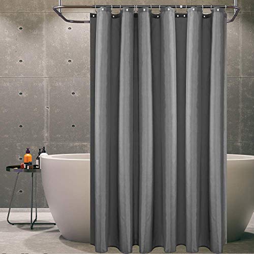 Duschvorhang von KIPIDA aus Textil, schimmelresistent und wasserdicht