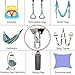 Heavy Duty Stainless Steel Hanging Kit Swing Hangers and Hammock Spring and Swing Swivel Spinner Kglobal Swivel Hook and Locking Snap Hooks for Wooden Sets，tire Swing Swivel, Seat Trapeze Yoga