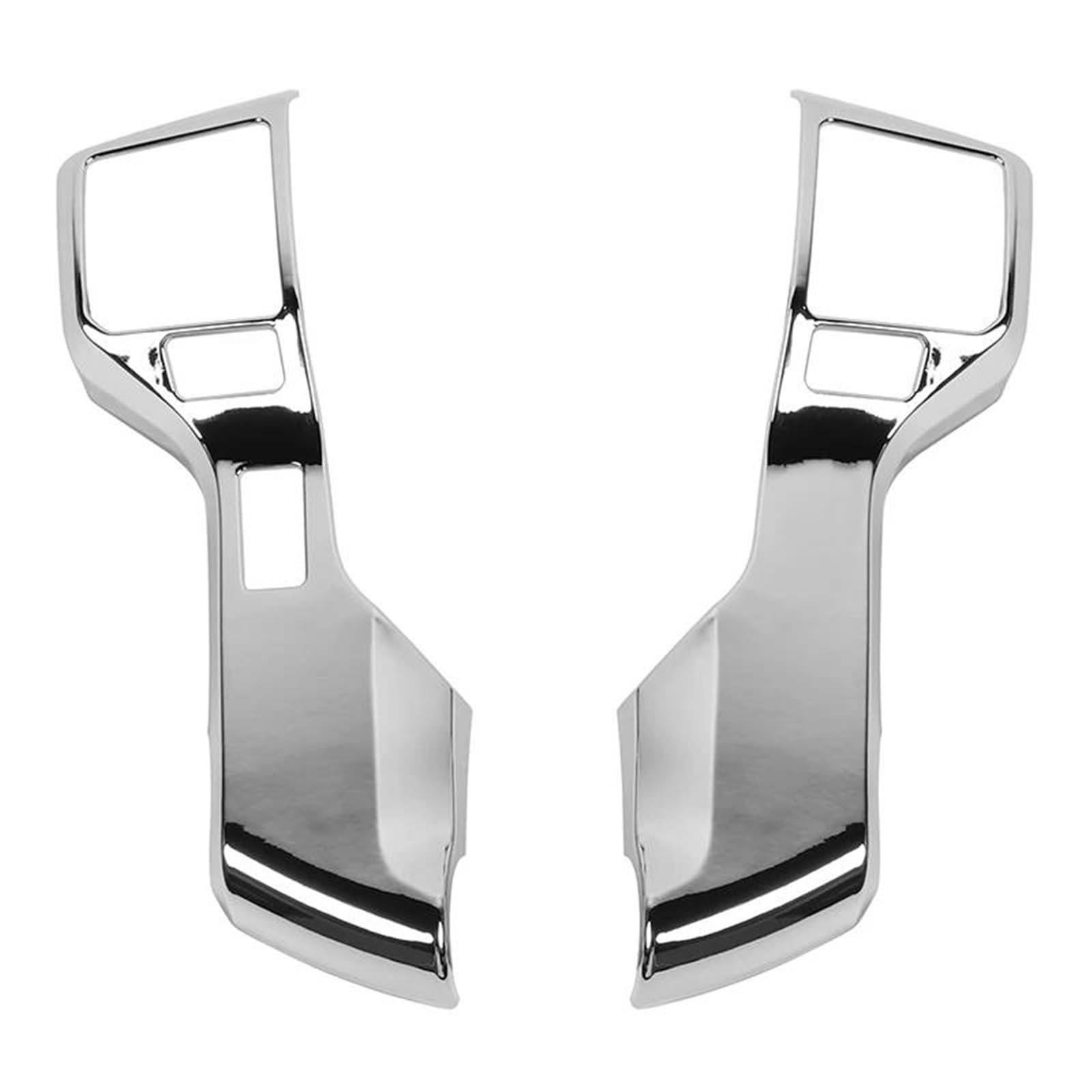 Ousduo Chrome A Abs Car Interior Steering Wheel Button Switch Decoration Cover Frame Trim Stickers For 4Runner 2010+ Interior Decal Trim