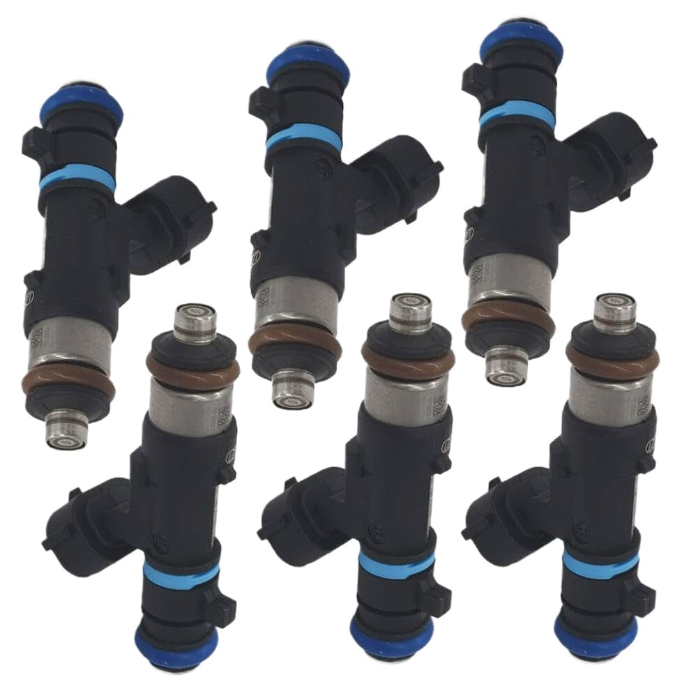 Czmaczmwg Onecolor Fuel Injector Nozzles Compatible With Qx56 Frontier Titan Pathfinder 4.0L 0280158007 16600-7S000 16600-7S00a