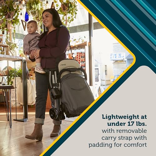 image for Safety 1st Easy-Fold Compact Stroller, Dorsal