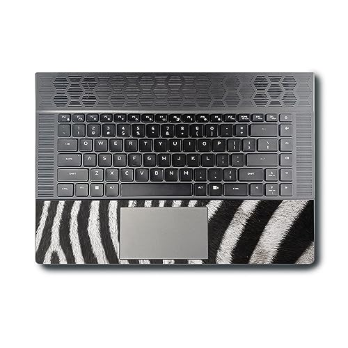 Image of MightySkins Skin Compatible with Alienware X16 R1 (2023) Full Wrap Kit - Zebra Closeup | Protective, Durable, and Unique Vinyl Decal wrap Cover | Easy to Apply & Change Styles | Made in The USA