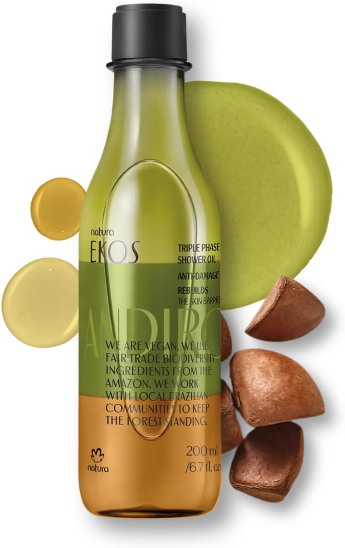 Brasil Ekos Three-Phase Andiroba Shower Oil 200 ml