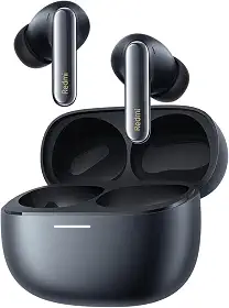 Xiaomi Redmi Buds 6 Pro, �udio realista, �udio de alta resolu��o com drivers duplos coaxiais, LDAC, cancelamento de ru�do ativo de at� 55 dB, compat�vel com iPhone Android ou qualquer dispositivo