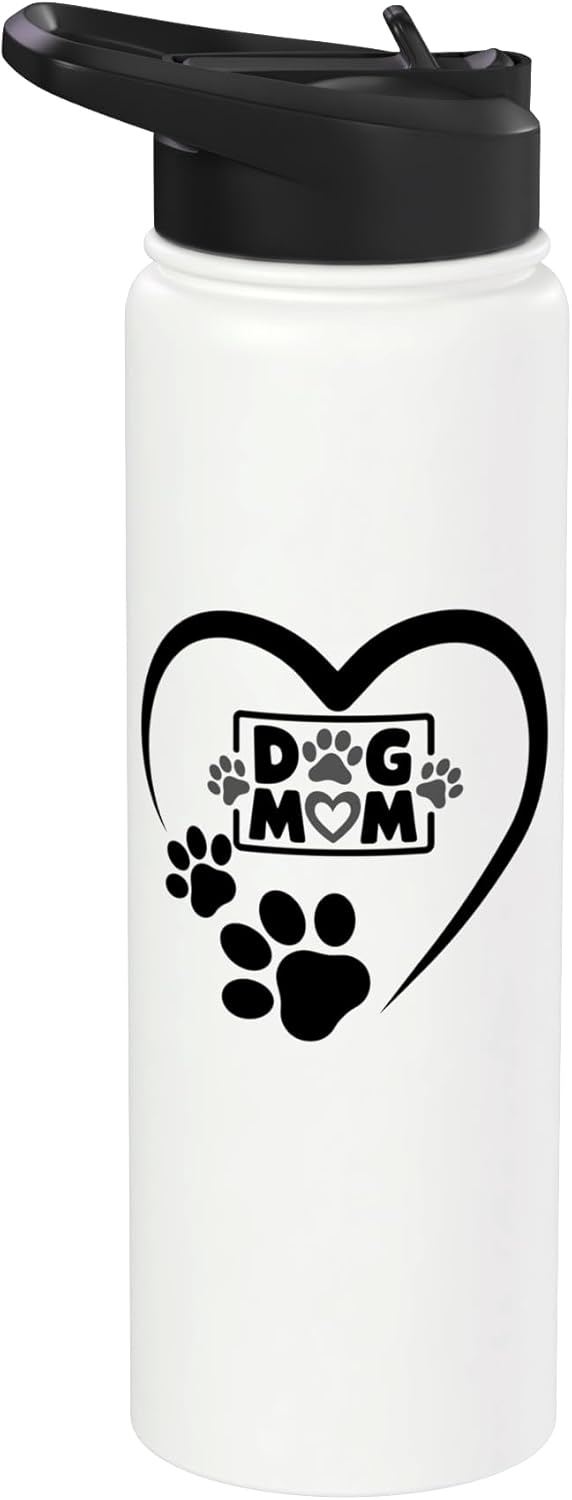 Dog Mom Premium Stainless Steel Insulated Water Bottle