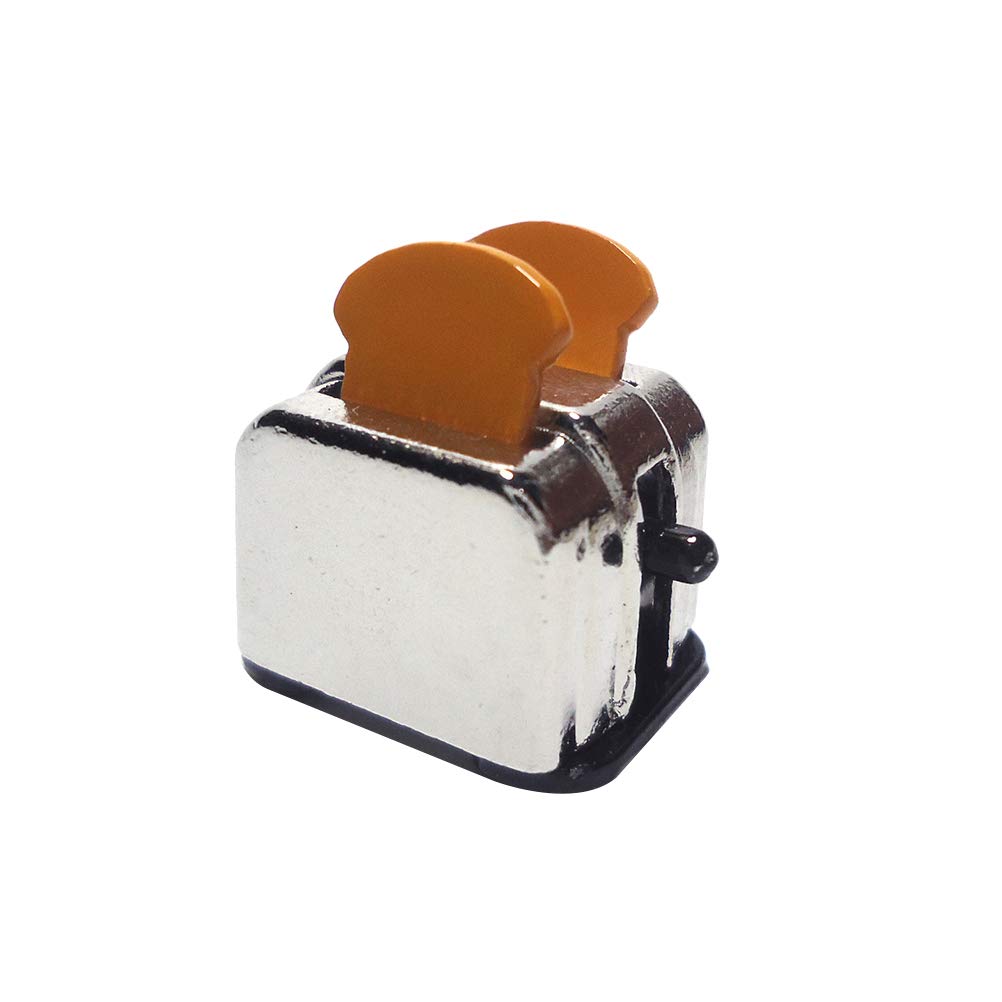 1:12 Simulation Bread Maker Model Mini Kitchen Ornament DIY Crafts Decor Kids Play House Accessory, Brand and New