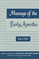 Message of the Early Apostles B0007FX31Q Book Cover