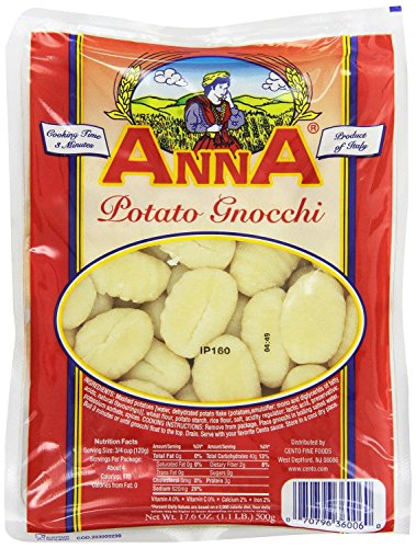 Anna Potato Gnocchi, 17.6 Ounce Bags (Pack of 12)