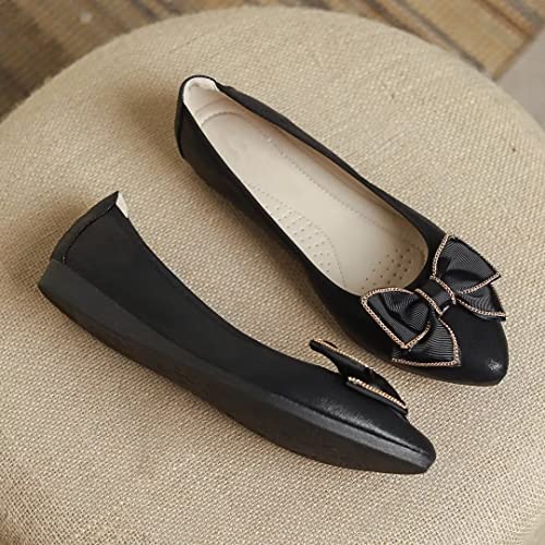 TN TANGNEST Womens Shiny Foldable Ballet Flats Wedding Rhinestone Slip On Flat Shoes2