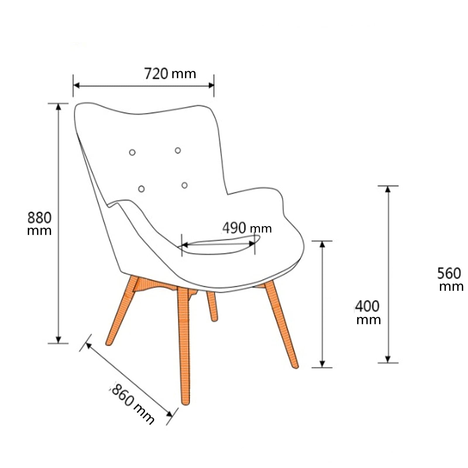 Amazon｜ソファチェア ノルディックシングルソファーチェアモダン